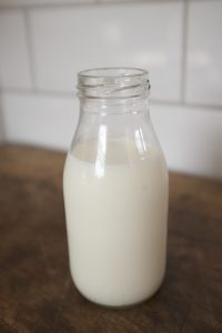 Milk is a great cleanser combining oil and water